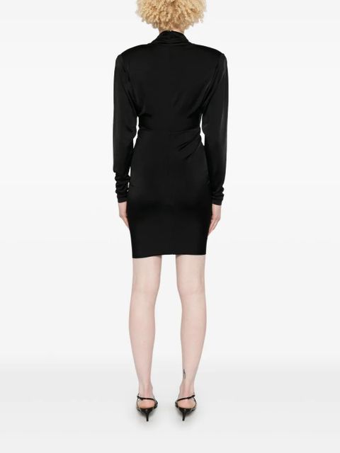 Victoria Beckham ruched mini dress - Black