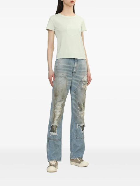 MM6 Maison Margiela pocket-detail T-shirt - Green