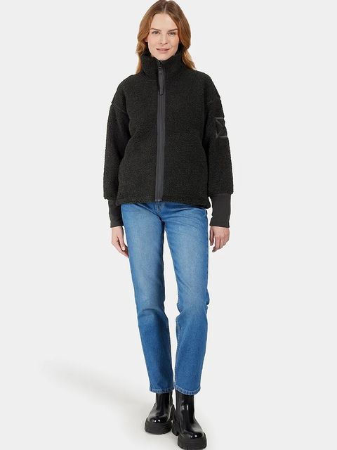 Didriksons bluza MELLA damska kolor czarny gładka 505446 - zdjęcie produktu nr 2