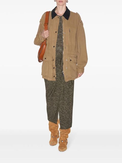 MARANT ÉTOILE Joanna denim jacket - Brown