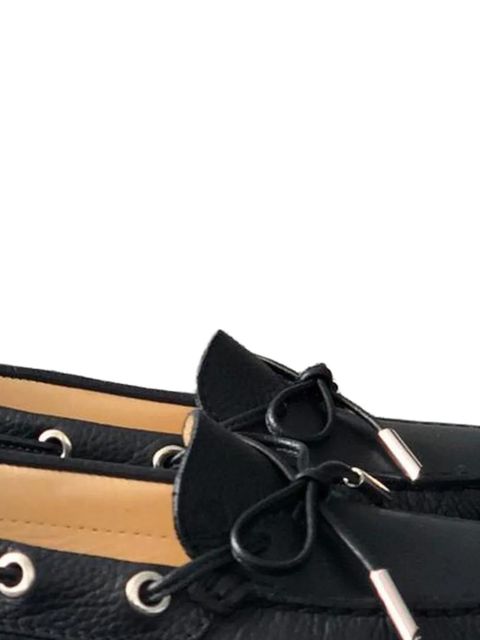 Tod's tie-detail loafers - Blue - zdjęcie produktu nr 2