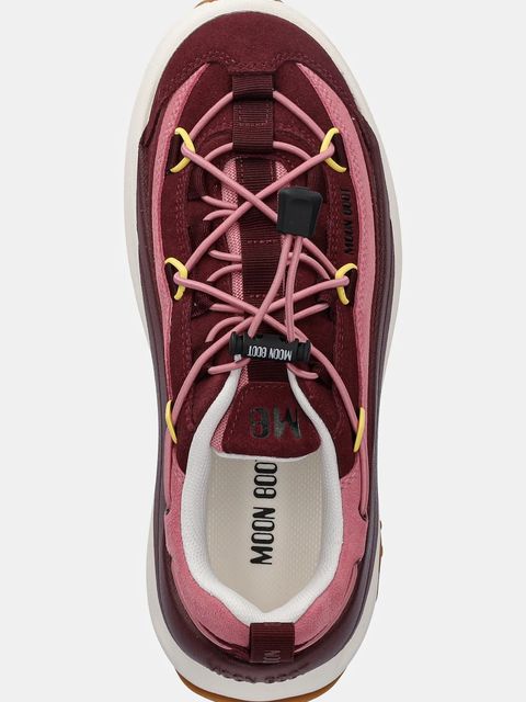 Moon Boot sneakersy MB MOON247 XLACE kolor bordowy 80D2490080 DJ01