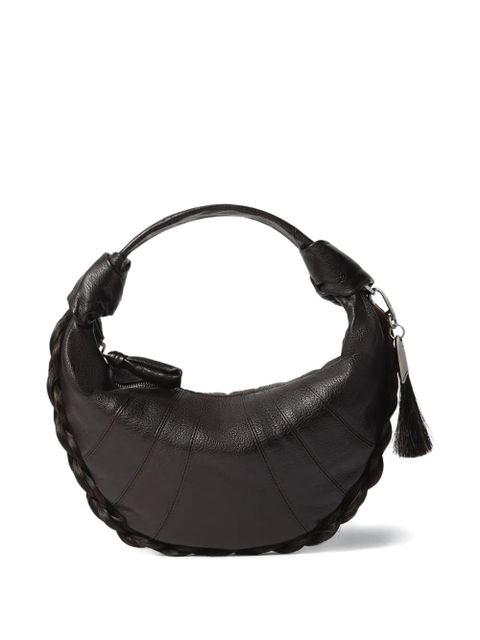 LEMAIRE mini Fortune Croissant topstitched tote bag - Brown - zdjęcie produktu nr 2