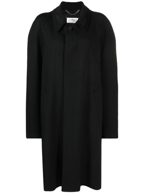 Maison Margiela single-breasted coat - Black - zdjęcie produktu nr 1