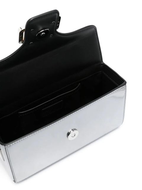 Lanvin Pencil Cat leather mini bag - Silver