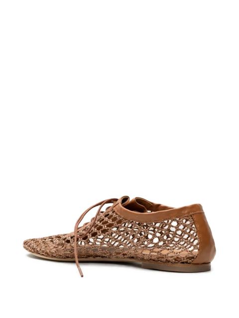 STAUD Kit lace-up sneakers - Neutrals