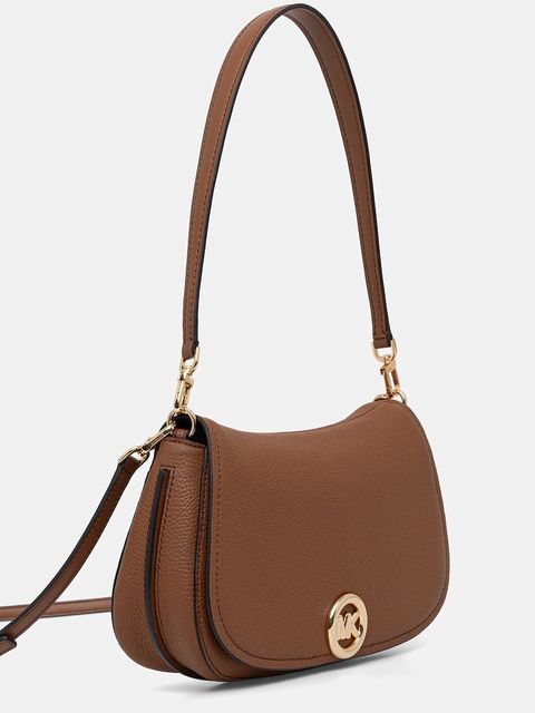 MICHAEL Michael Kors torebka skórzana kolor brązowy 30R6GY5S2L