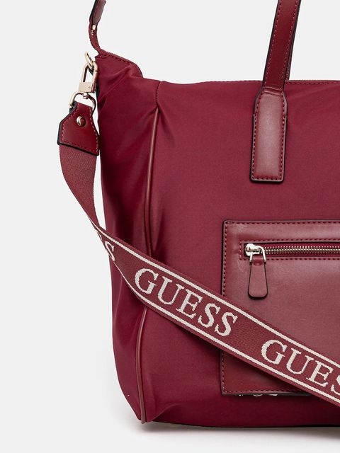 Guess torebka FOLLIE kolor czerwony TWNN96 76017