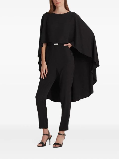 Lauren Ralph Lauren belted crew-neck jumpsuit - Black - zdjęcie produktu nr 2