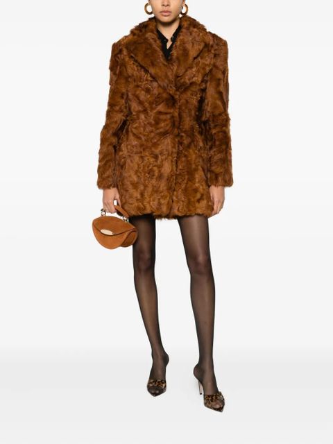 Valentino Garavani shearling coat - Brown