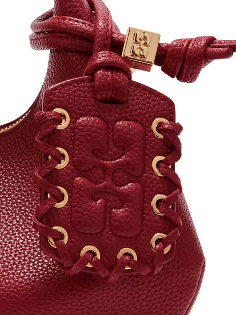 GANNI leather shoulder bag - Red