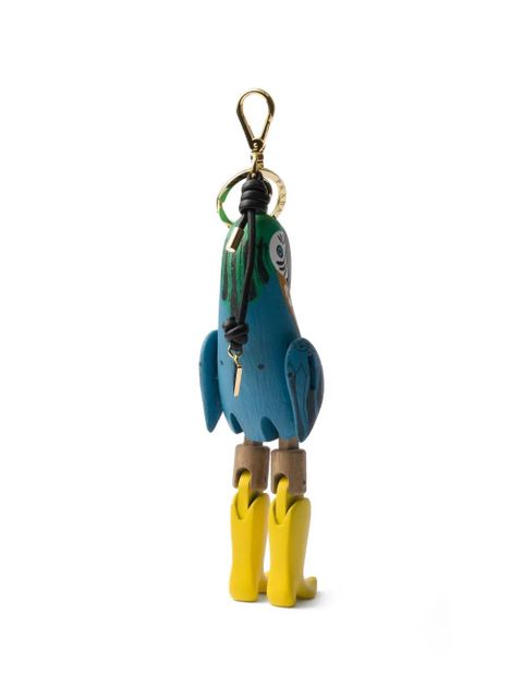 Prada parrot charm keyring - Blue - zdjęcie produktu nr 2