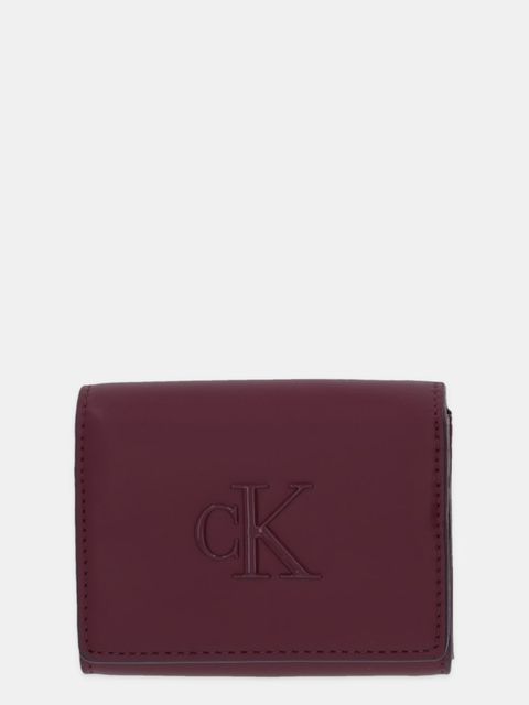Calvin Klein portfel damski kolor bordowy LV04F1047G - zdjęcie produktu nr 1