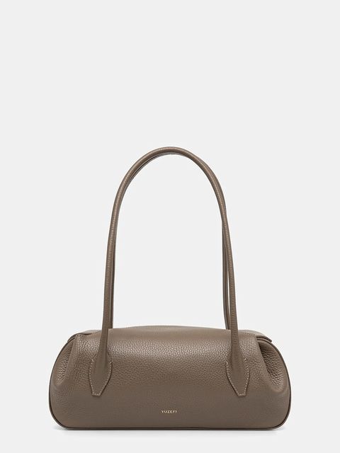 Yuzefi torebka skórzana OYSTER kolor beżowy YUZSS25-HB-OYSB-L052 - zdjęcie produktu nr 1