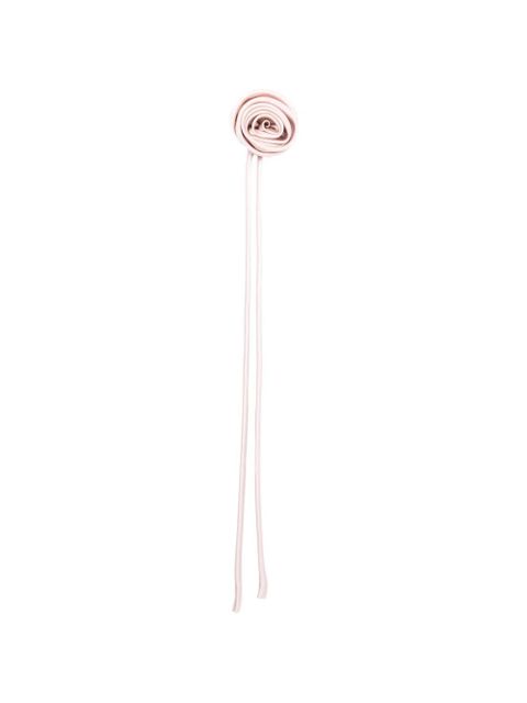 Max Mara floral-detail long-streamer brooch - Pink - zdjęcie produktu nr 1