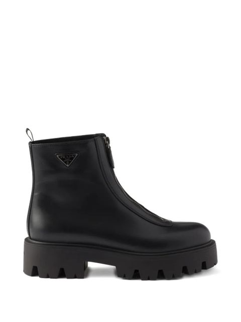 Prada zipped ankle boots - Black - zdjęcie produktu nr 1