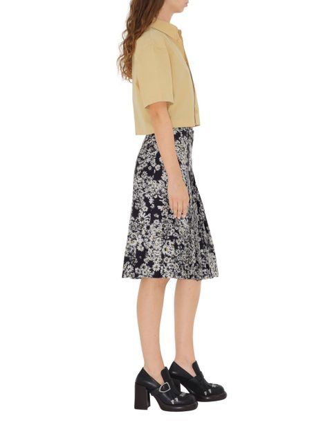 Burberry cropped cotton shirt - Neutrals - zdjęcie produktu nr 2