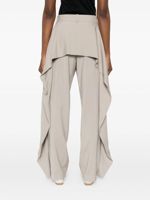 LOEWE pleated trousers - Neutrals