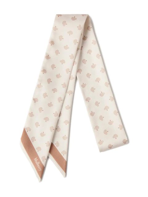 Mulberry tree-print scarf - Neutrals - zdjęcie produktu nr 1