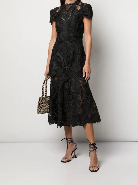 Simkhai cut out-detail midi dress - Black