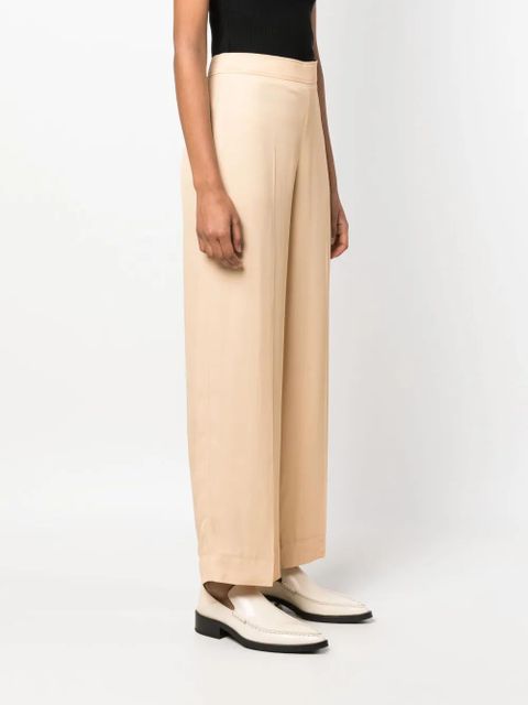 Jil Sander high-waist wide-leg trousers - Neutrals