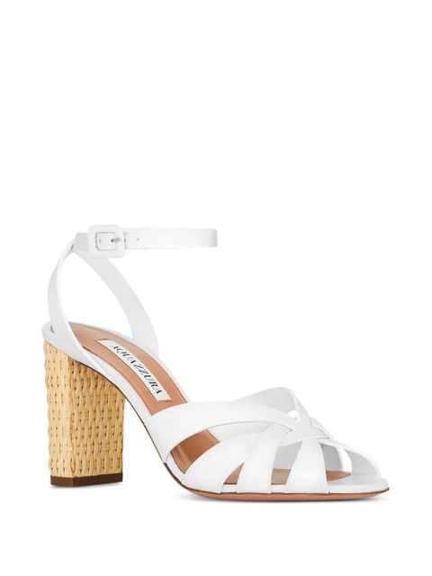 Aquazzura Copacabana heeled sandals - White - zdjęcie produktu nr 2