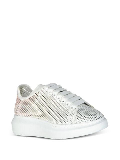 Alexander McQueen Oversized Dotted Cut-Out crystal-embellished sneakers - White - zdjęcie produktu nr 2