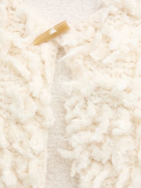 Forte Forte kardigan z dodatkiem wełny damski kolor beżowy ciepły 14452.mycoat