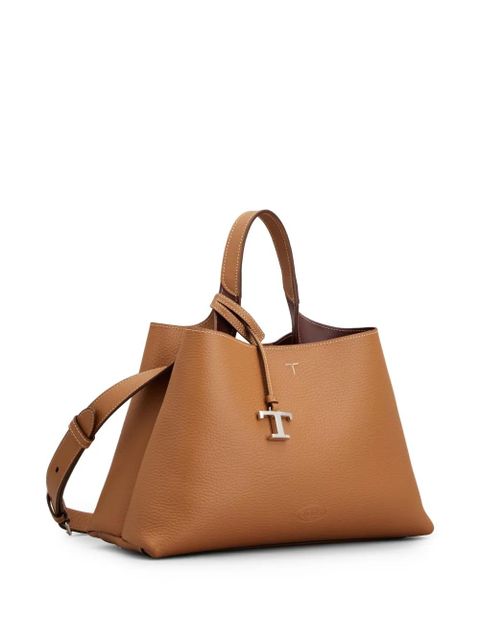 Tod's small leather tote bag - Brown - zdjęcie produktu nr 2