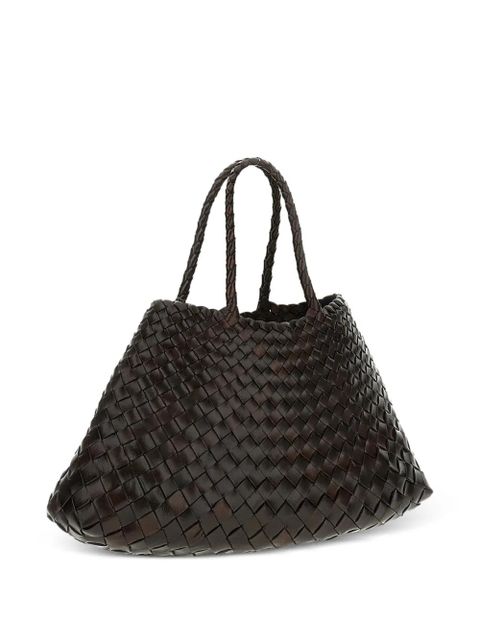 DRAGON DIFFUSION small Santa Croce tote bag - Brown