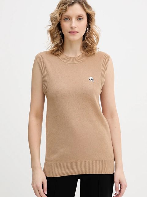 Karl Lagerfeld kamizelka bawełniana IKON - zdjęcie produktu nr 1