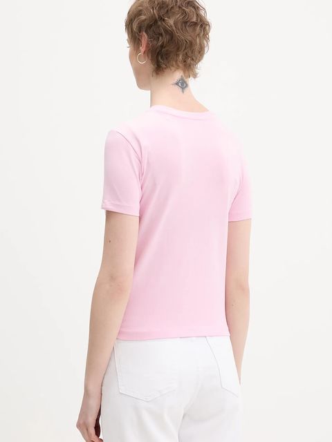 Guess Jeans t-shirt damski kolor różowy W6RI15 J1314