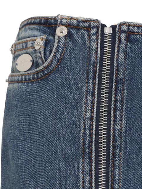 Jean Paul Gaultier zip-detail jeans - Blue