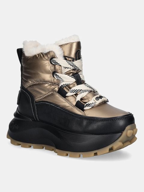 Buffalo śniegowce Manhatten Lace Up Puffed kolor złoty 1622622-GLD - zdjęcie produktu nr 1