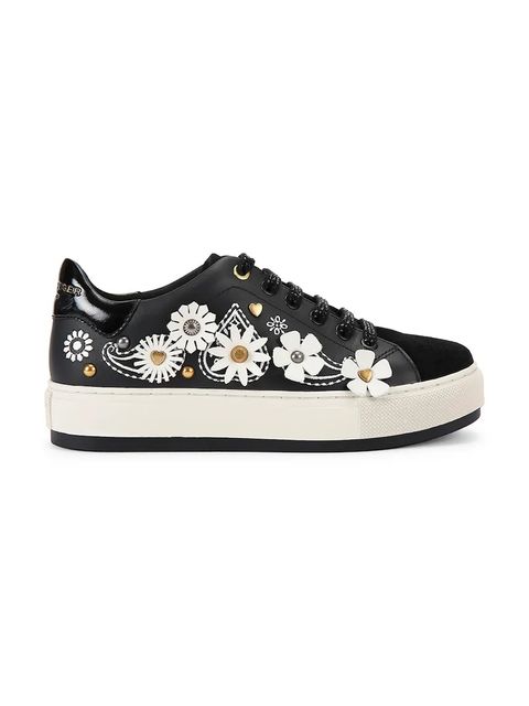 Kurt Geiger London sneakersy Laney Flower damskie kolor czarny 4367905109 - zdjęcie produktu nr 1