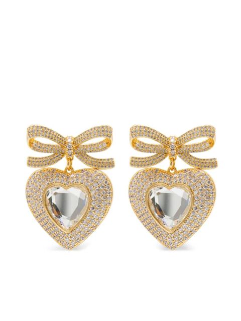 Self-Portrait embellished earrings - Gold - zdjęcie produktu nr 1