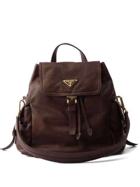 Prada medium Explore leather backpack - Brown - zdjęcie produktu nr 1