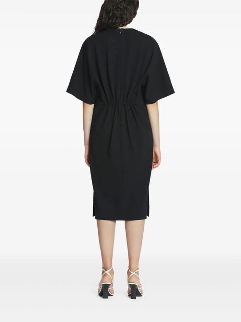 Lanvin gathered midi dress - Black - zdjęcie produktu nr 2