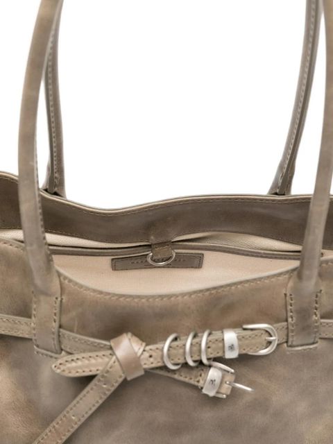 Marge Sherwood buckle-detail tote bag - Green