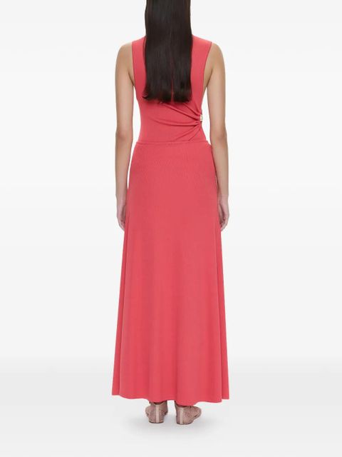 Christopher Esber Occhio Crystal Cascade skirt - Pink