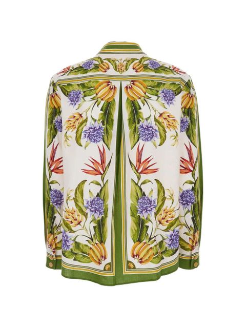 FARM Rio Sand Tropical floral-print shirt - White - zdjęcie produktu nr 2