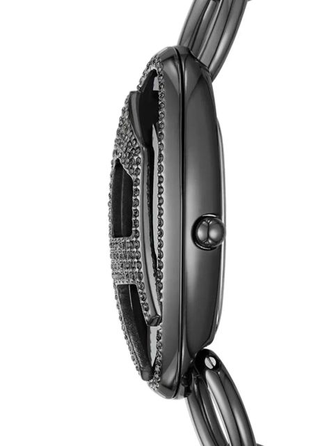 Diesel zegarek damski kolor srebrny DZ5615