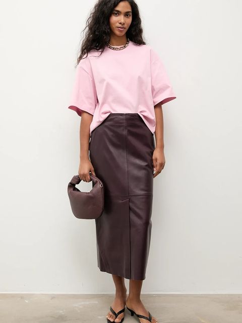 Answear.LAB spódnica skórzana - zdjęcie produktu nr 2