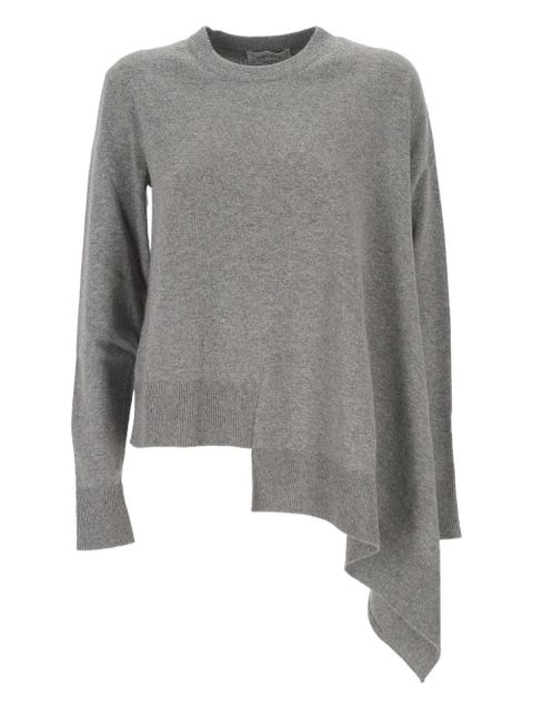 Alexander McQueen asymmetric cashmere knit - Grey - zdjęcie produktu nr 1