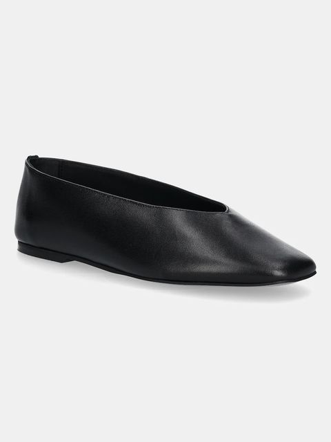 Calvin Klein baleriny skórzane CLASSIC BALLERINA - LTH - zdjęcie produktu nr 1