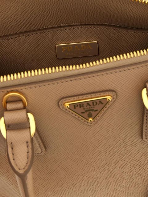 Prada Promenade Saffiano-leather mini tote bag - Neutrals - zdjęcie produktu nr 2