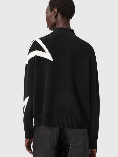 AllSaints sweter z domieszką wełny A STAR - zdjęcie produktu nr 2