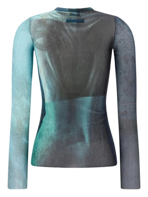 Jean Paul Gaultier long-sleeve top - Blue - zdjęcie produktu nr 2