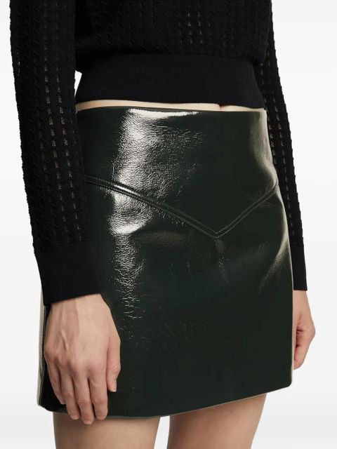 Proenza Schouler tonal-trim mini skirt - Green