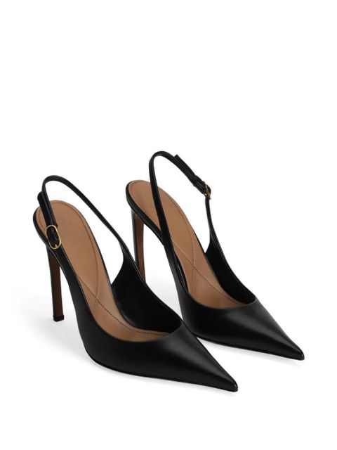 Dolce & Gabbana leather slingback pumps - Black - zdjęcie produktu nr 2